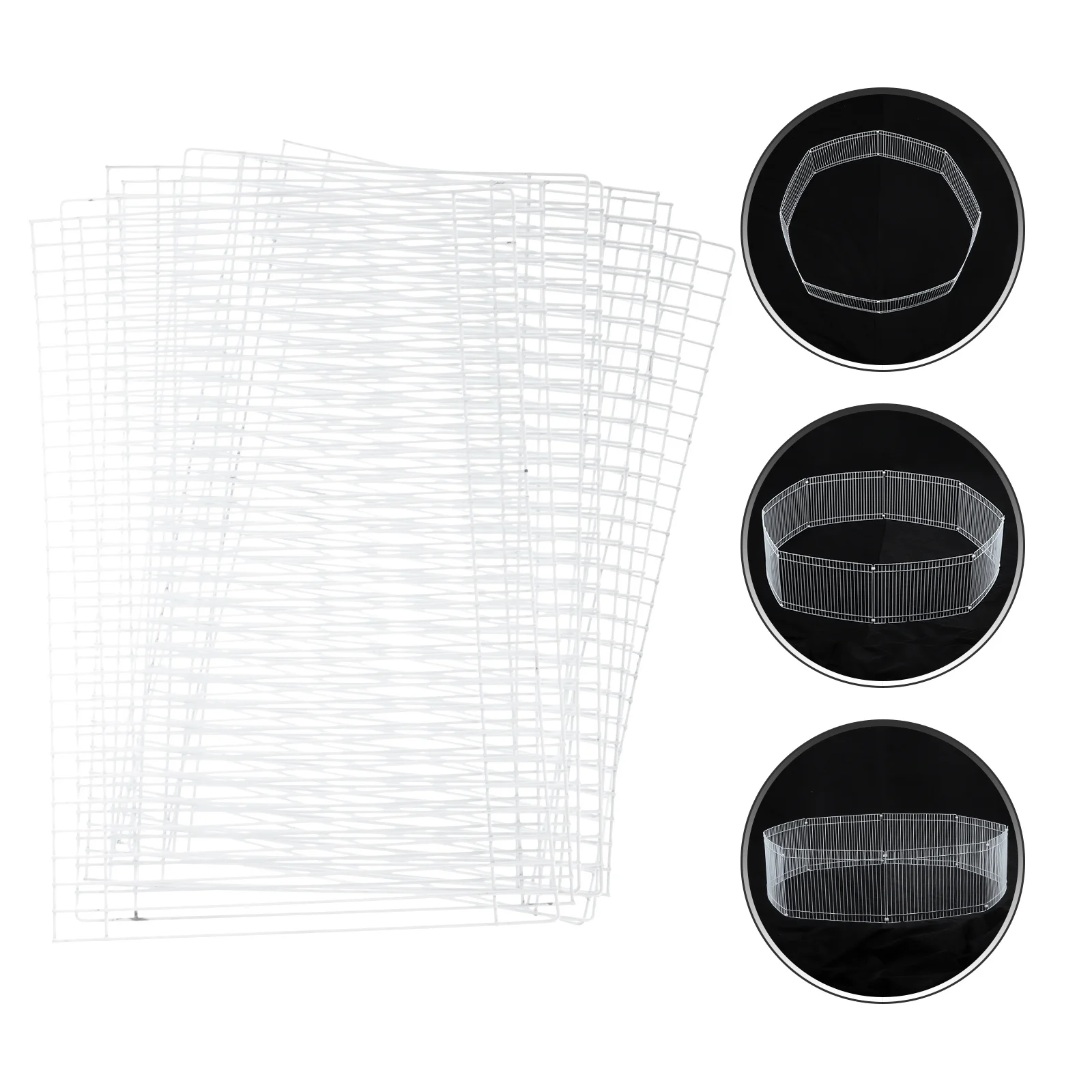 1 conjunto de cercadinho de metal para animais pequenos, gabinete dobrável para gaiola de hamster, cercadinho de segurança para animais de estimação internos, chinchila guiné