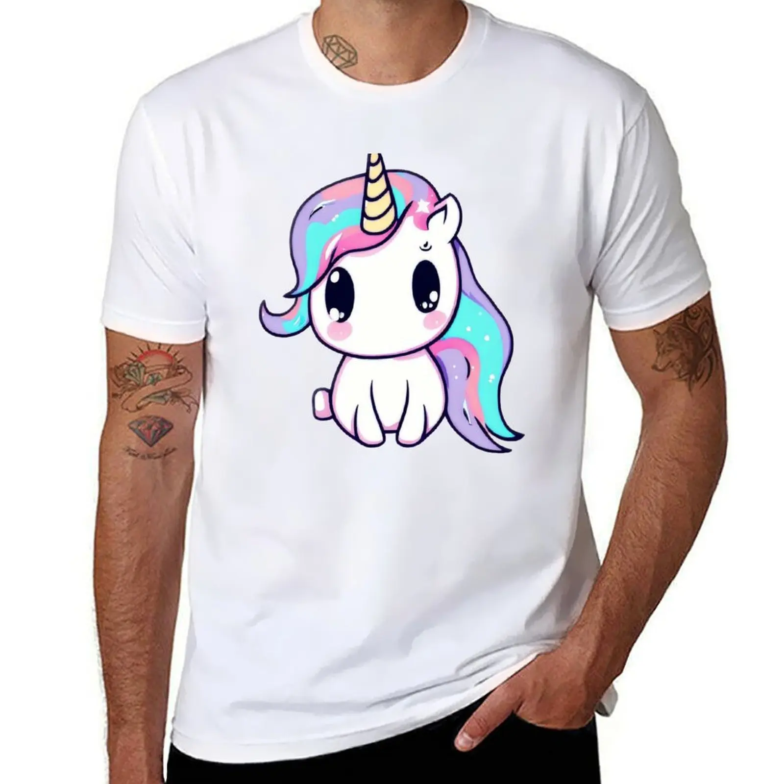 

Unicorn Kawaii T-Shirt cheap stuff summer clothes luxury clothes men