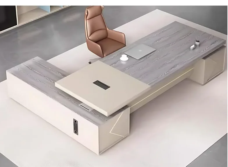 High-end Comfortable Large Desk Boss Desk Light Luxury Creative Simple Modern Manager Office Desk Chair Office Boss Table
