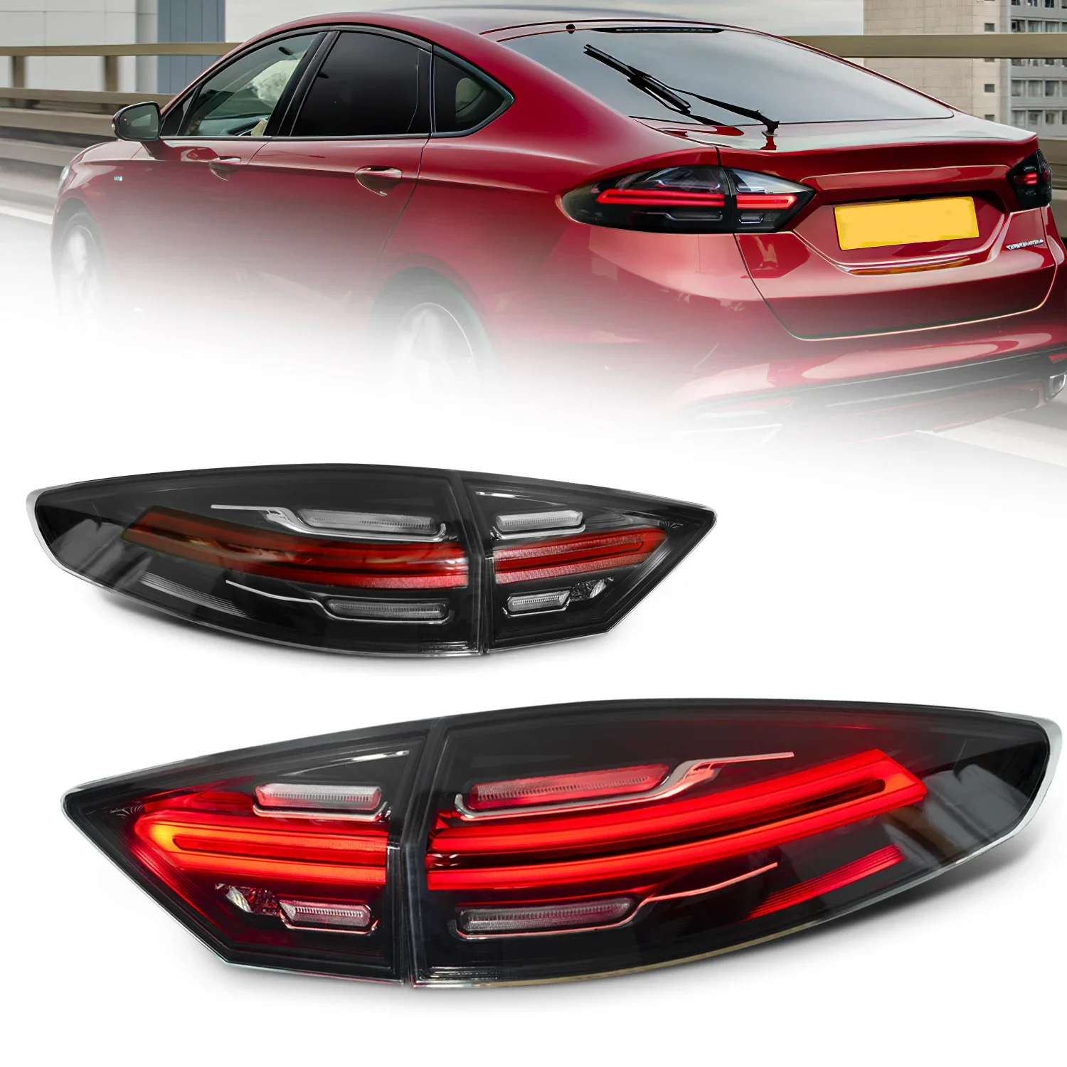 Apollo Archaic Car Assembly2014 2015 2016 Rear Light For Led Car Sequential Turning Signal Brake Tail Lights Lamp For Mondeo