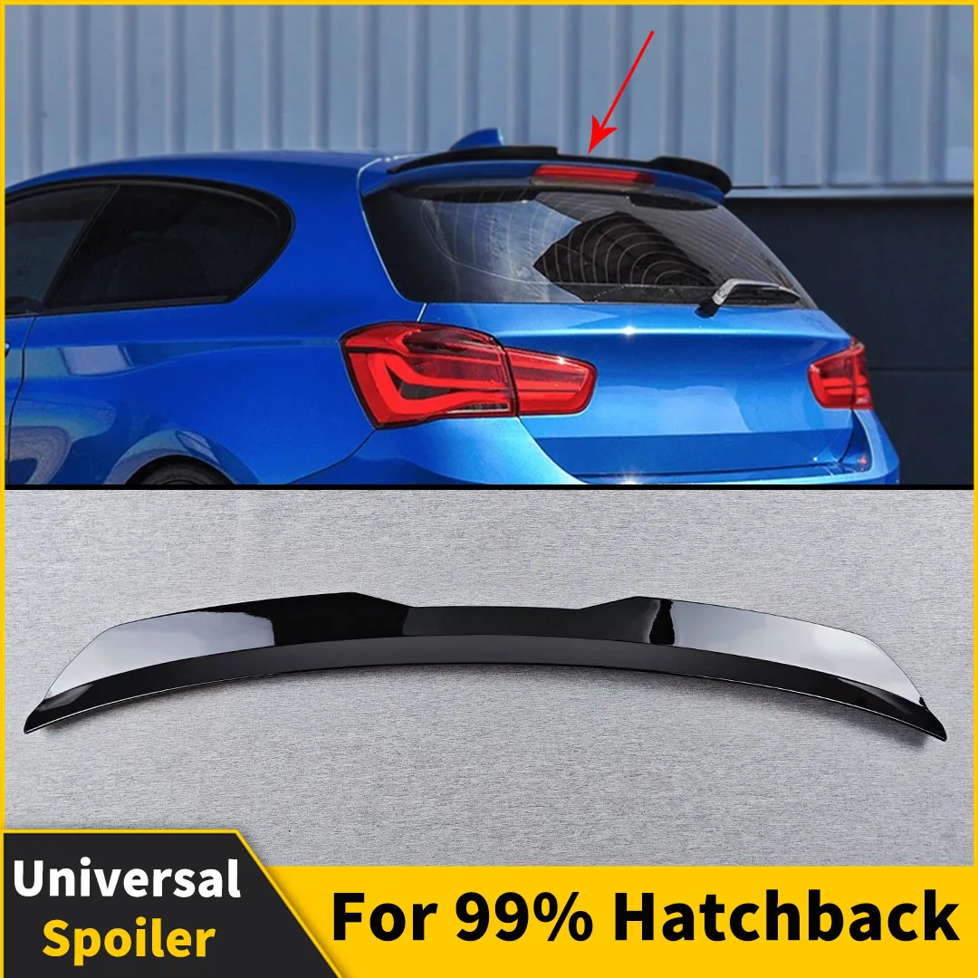 99cm Universal Roof Trunk Lip Rear Spoiler Wing Air Dam For 99% Hatchback Benz A W176 Audi A3 RS3 VW Golf Car Tuning Accessories