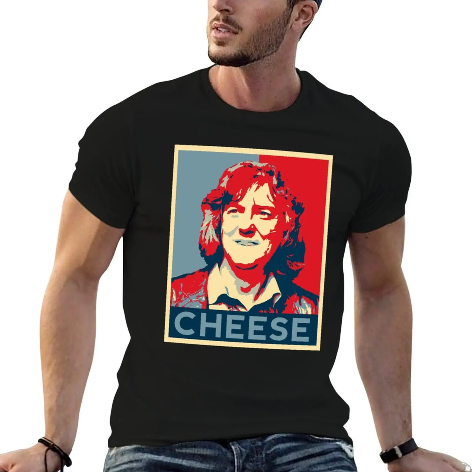 Cheese by James May T-Shirt Minimal Art Print T-Shirt