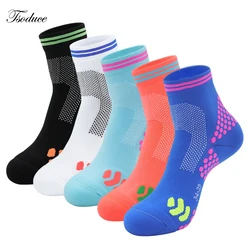 Men Sports Compression Socks Performance 3D Massage Towel Bottom Pressure Running Cycling Badminton Marathon Socks for Women