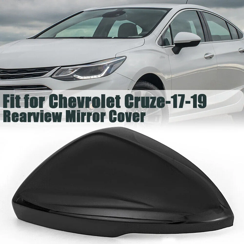 Replacement Rearview Mirror Cover Cap Shell Housing for Chevrolet For Cruze 2017 2019 Black Color Pristine Condition