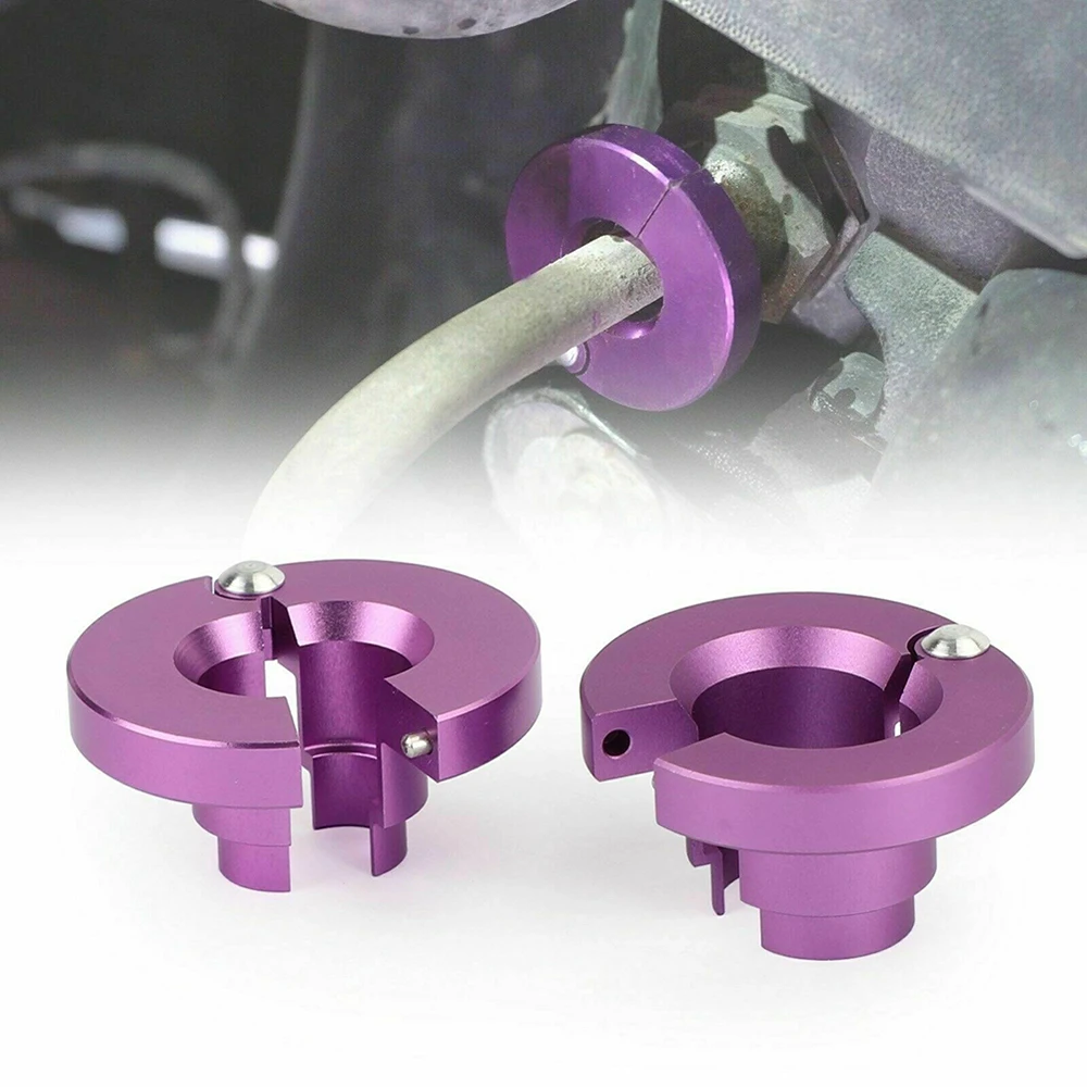 

2Pcs 1/2"/1.27 cm Size fit for Ford Super Duty trucks For Ford F150 Cadillac CS 2004 Purple Fuel Disconnect Tool Car Accessories