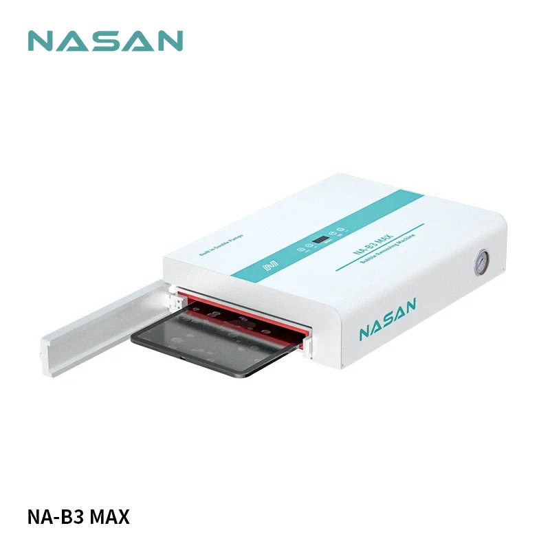 NASAN NA-B3MAX Air Bubble Remove Machine 15 Inches OCA Screen Debubble Machine Built in Air Compressor