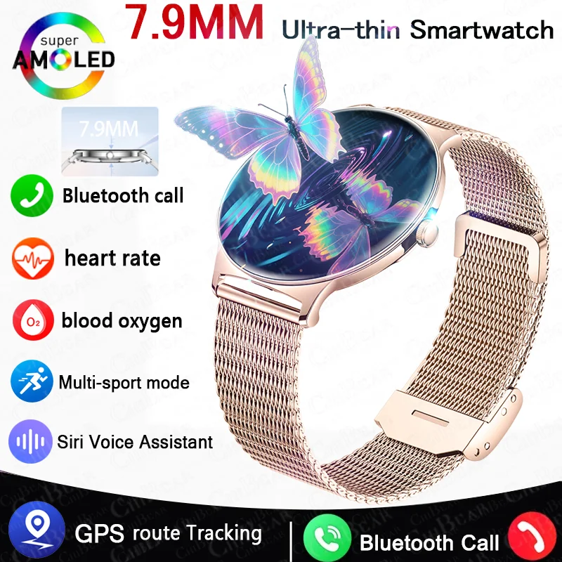 For Huawei Ultra-thin Smart Watch Ladies Fitness tracker 1.43