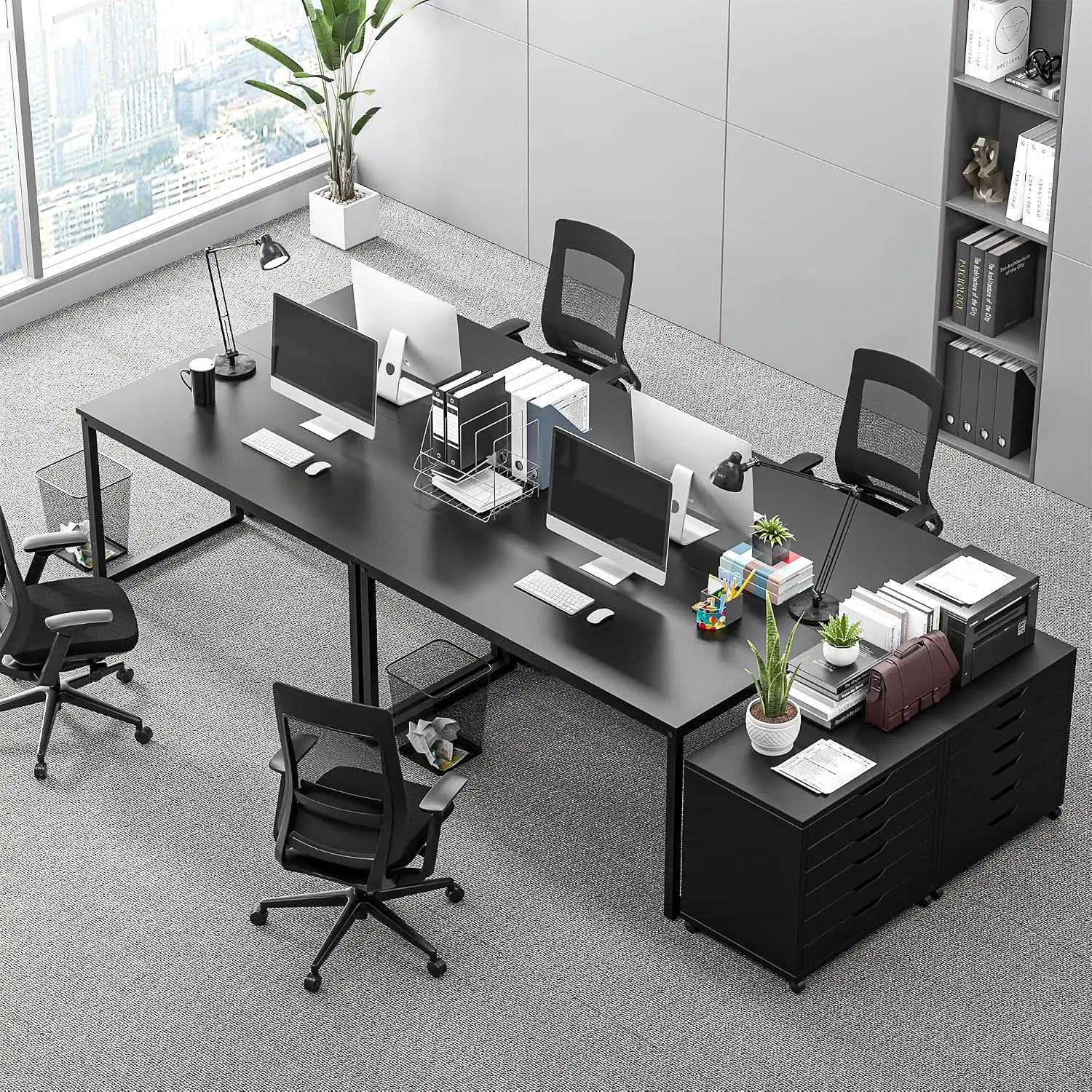 Modern Sturdy Computer Desk PC Laptop Study Writing Table for Home Office 47