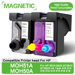 NEW Compatible Printhead GT52 GT51 MOH50A MOH51A Print Head For HP 5810 5820 GT5810 GT5820 Ink Tank 310 315 318 319 410 415 418