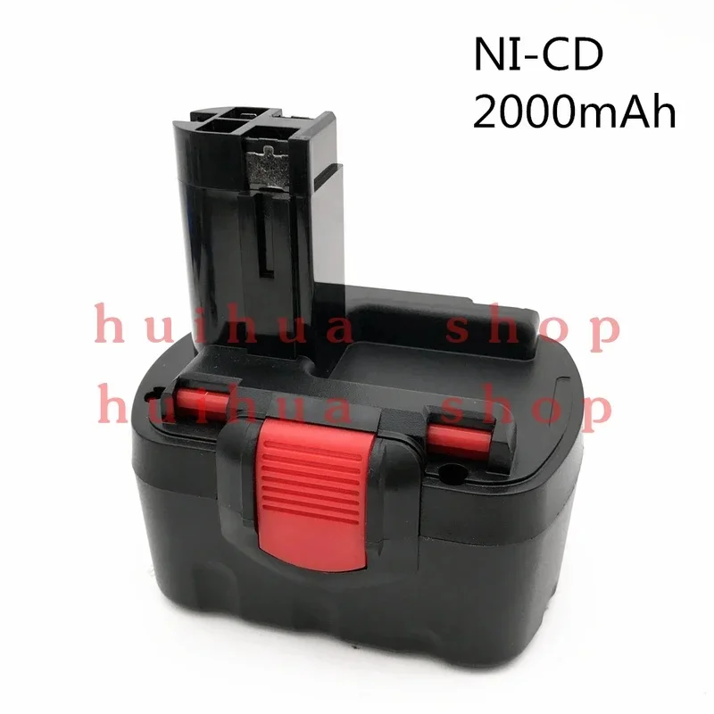 For Bosch 14.4V 2000mAh Ni-CD Rechargeable Power Tool Battery For Bosch BAT038 15614 1661 1661K 22614 23614 32614 33614