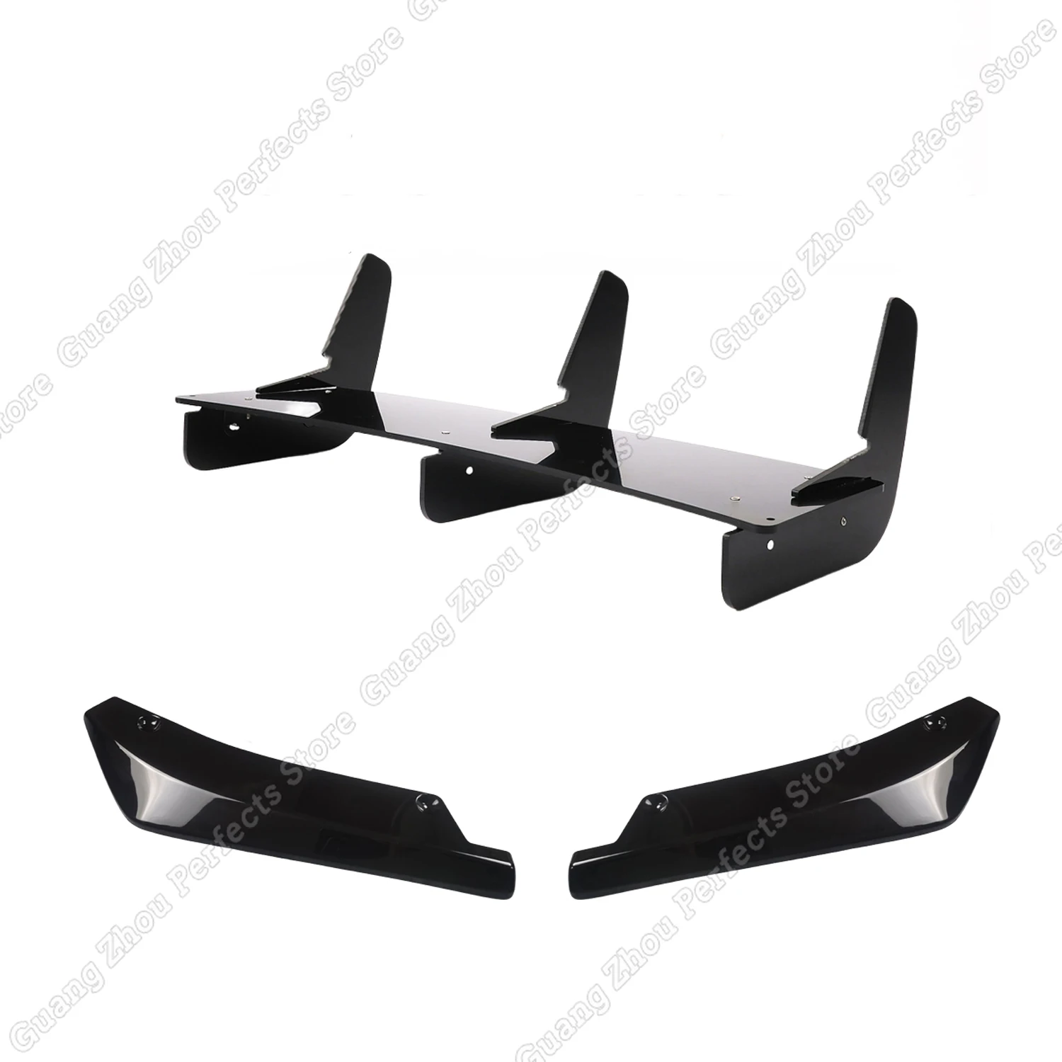 For Haval H6 GT Rear Bumper Diffuser Lip Side Splitters H6 Coupe 2WD 4WD PHEV AWD 2020-2024 Rear Bumper Diffuser Bodykits Tuning