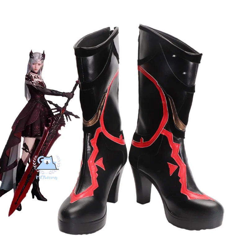 أحذية Love and Deepspace Heroines Game Cosplay أحذية الزي القتالي أحذية الصياد الدعائم أقراط حفلة الهالوين للنساء