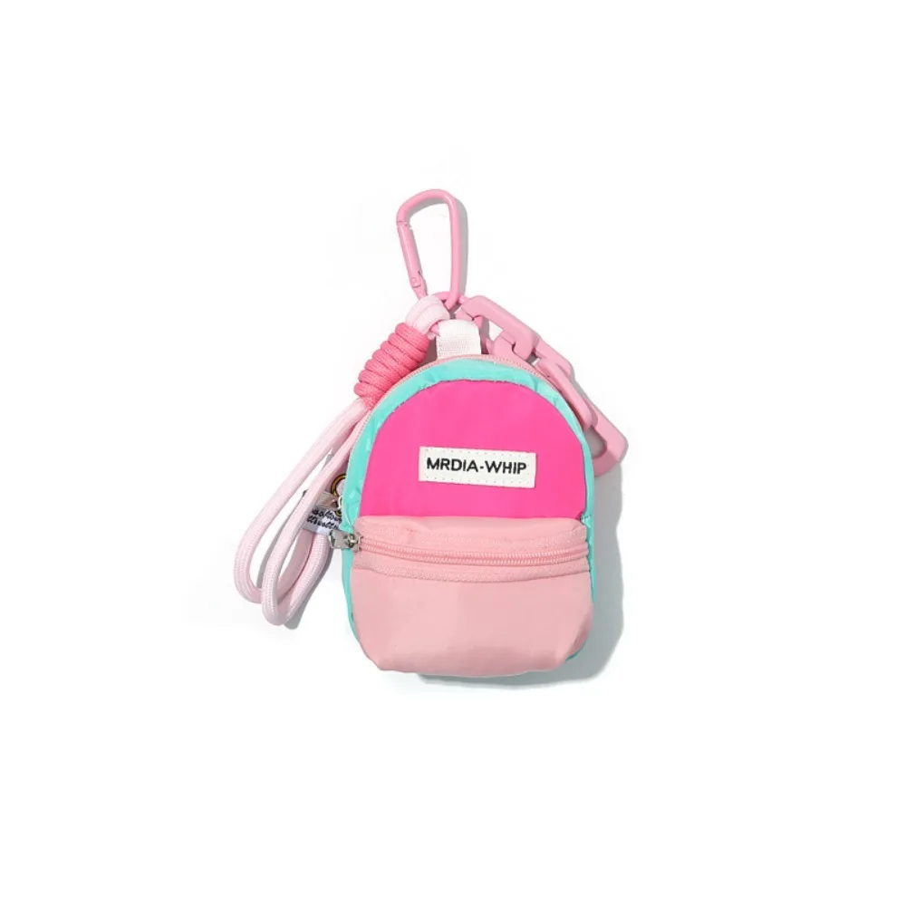 Kawaii Zipper Coin Purse Mini Key Chain Earphone Bag Macaron Color Portable Wallet Pouch Sports