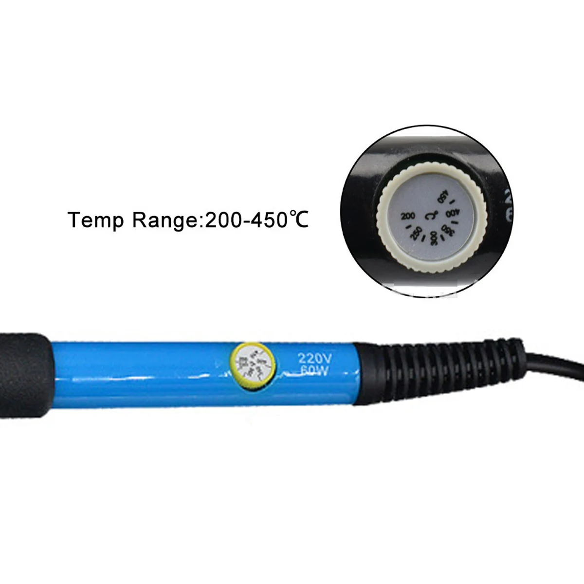 60 واط سبيكة لحام كهربائي 110 فولت 220 فولت درجة الحرارة قابل للتعديل LCD لحام لحام الحديد عدة أدوات إصلاح المنزل سبيكة لحام