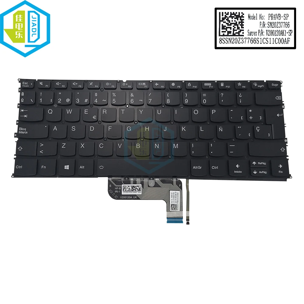 

Laptop Backlit Spanish Keyboard For Lenovo IdeaPad Yoga 9-14ITL5 9-14 SP/ES Spain Latin Backlight Keyboards PR4VB-SP SN20Z37766