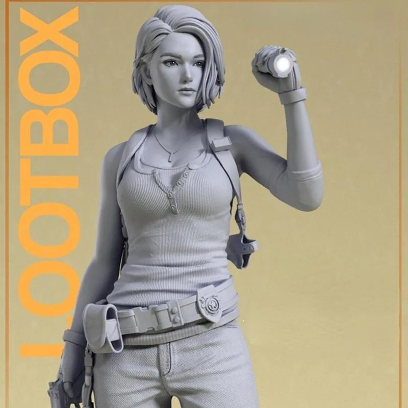 1/24 Scale Female Explorer Resin Figure Model Kit Strange Change Hobby Miniature Toy Unassembled Unpainted Diorama Toy