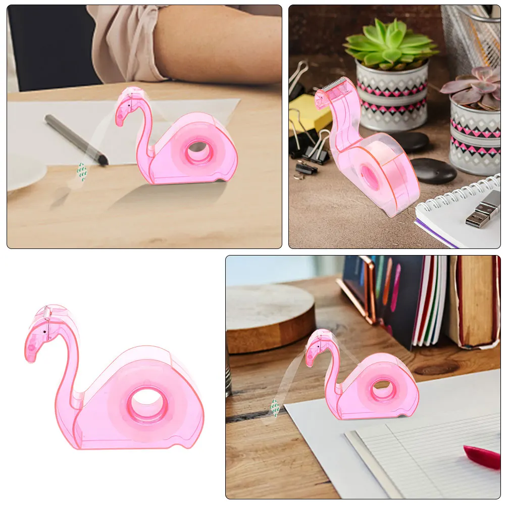 

2 Pcs Tape Dispenser Plastic Office Handbook Masking Handheld Packing Desktop