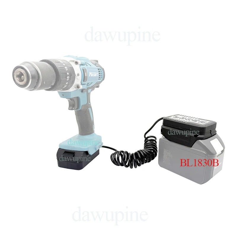 Konwerter akumulatora litowo-jonowego z przedłużoną linią Reduktor masy do Makita 18V do Lomvum Zhipu Hongsong Jingmi 21V Lithium Tool — zdjęcie produktu 3