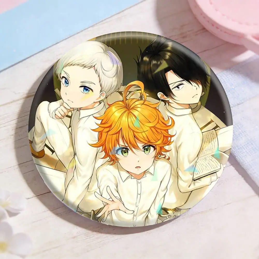 T-The Promised Neverland Badges Niche Design Brooch for Backpack Lapel Pins Creative Accessories