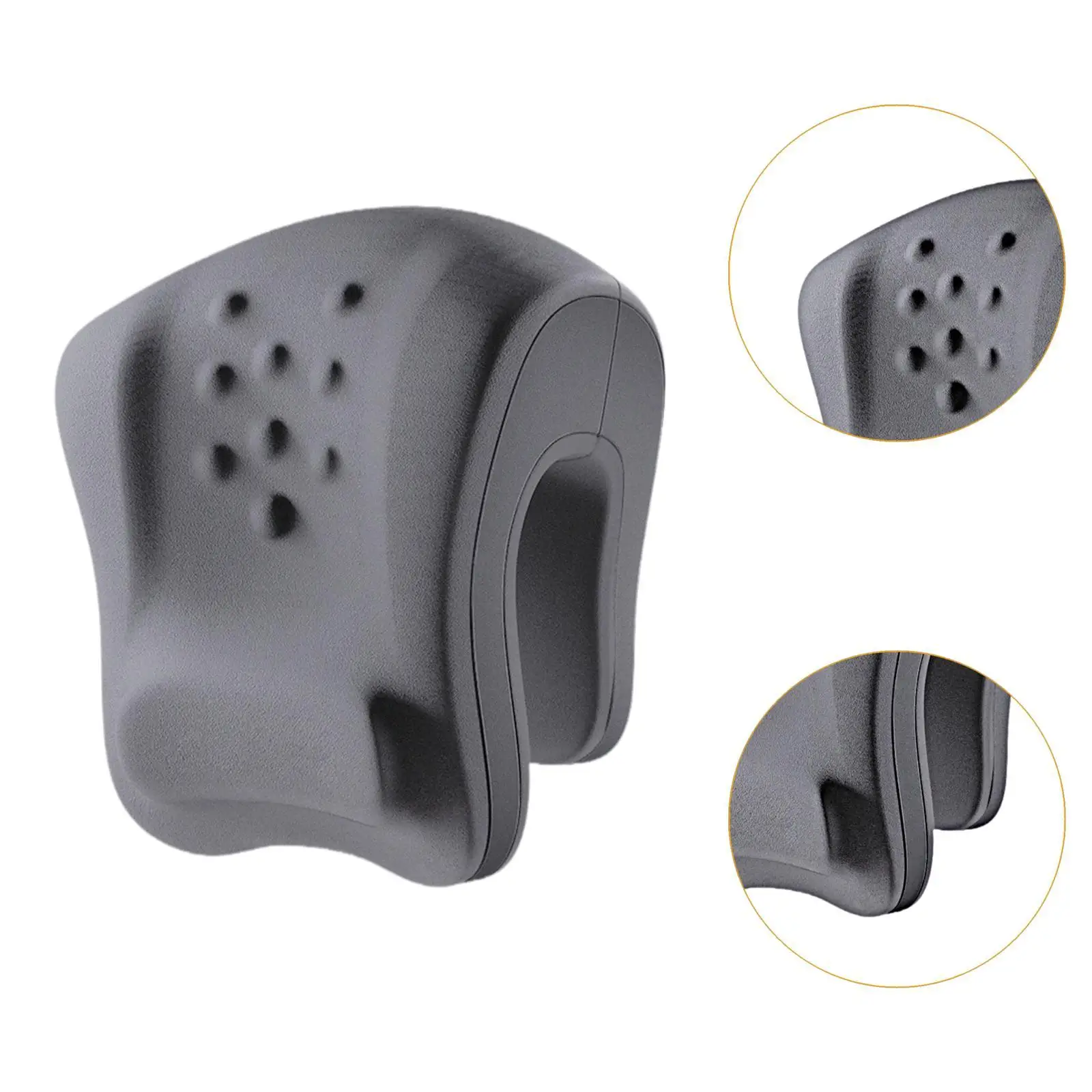 Office Chair Neck Pillow Soft Velvet Ergonomic Headrest Cushion for Gaming Desk Car Travel Napping Comfort view 5