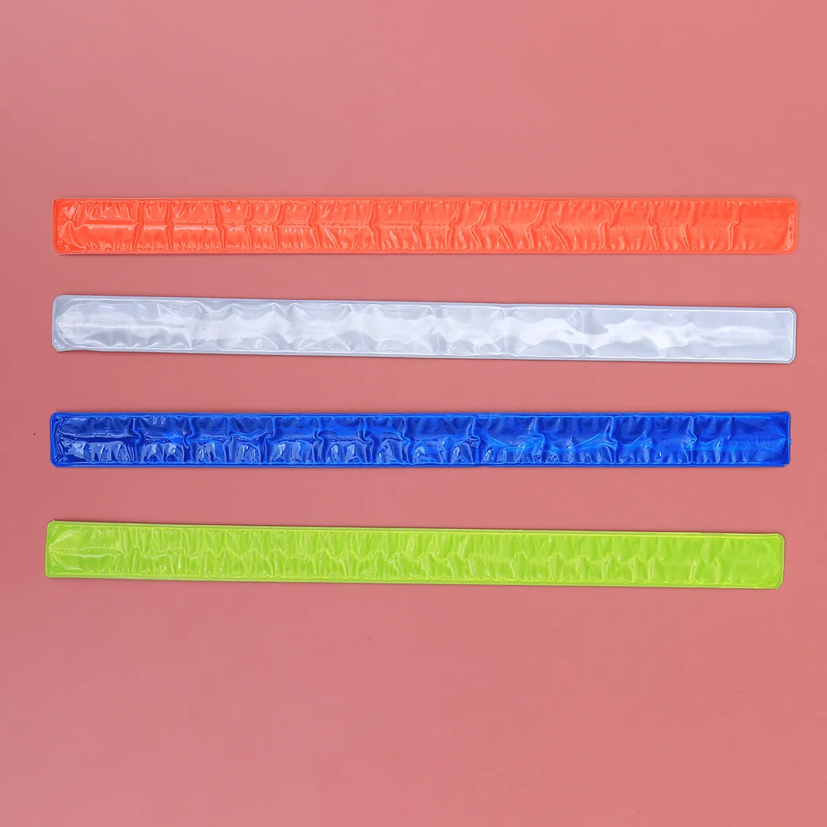 

8Pcs Reflective Wrist Bands Slap Bracelets Adjustable Safety Armbands for Night Running Walking Hiking Jogging Adults