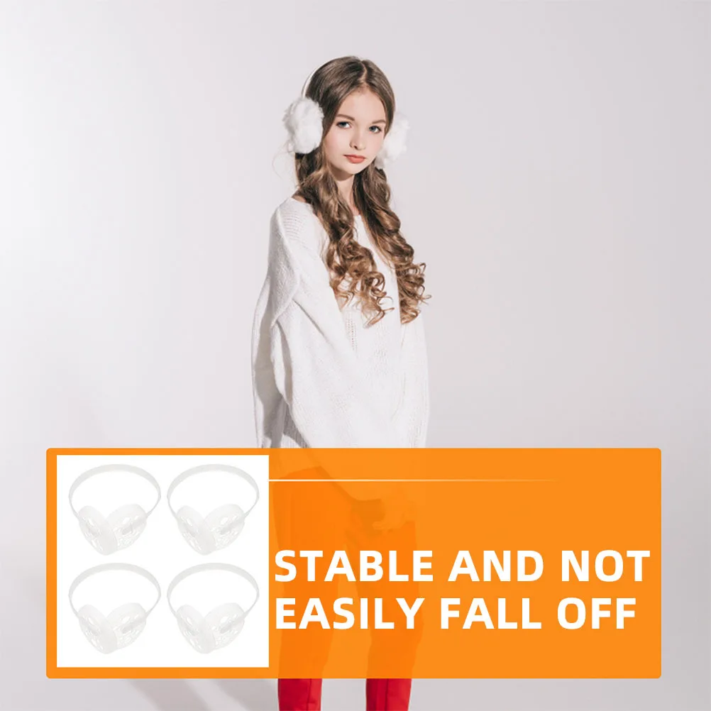 5 مجموعات غطاء للأذنين الجمعية الداخلية إطار بلاستيكي لتقوم بها بنفسك غطاء للأذنين صنع لوازم آمنة تناسب الأذن دفئا رف للتخييم التزلج الجليد #4