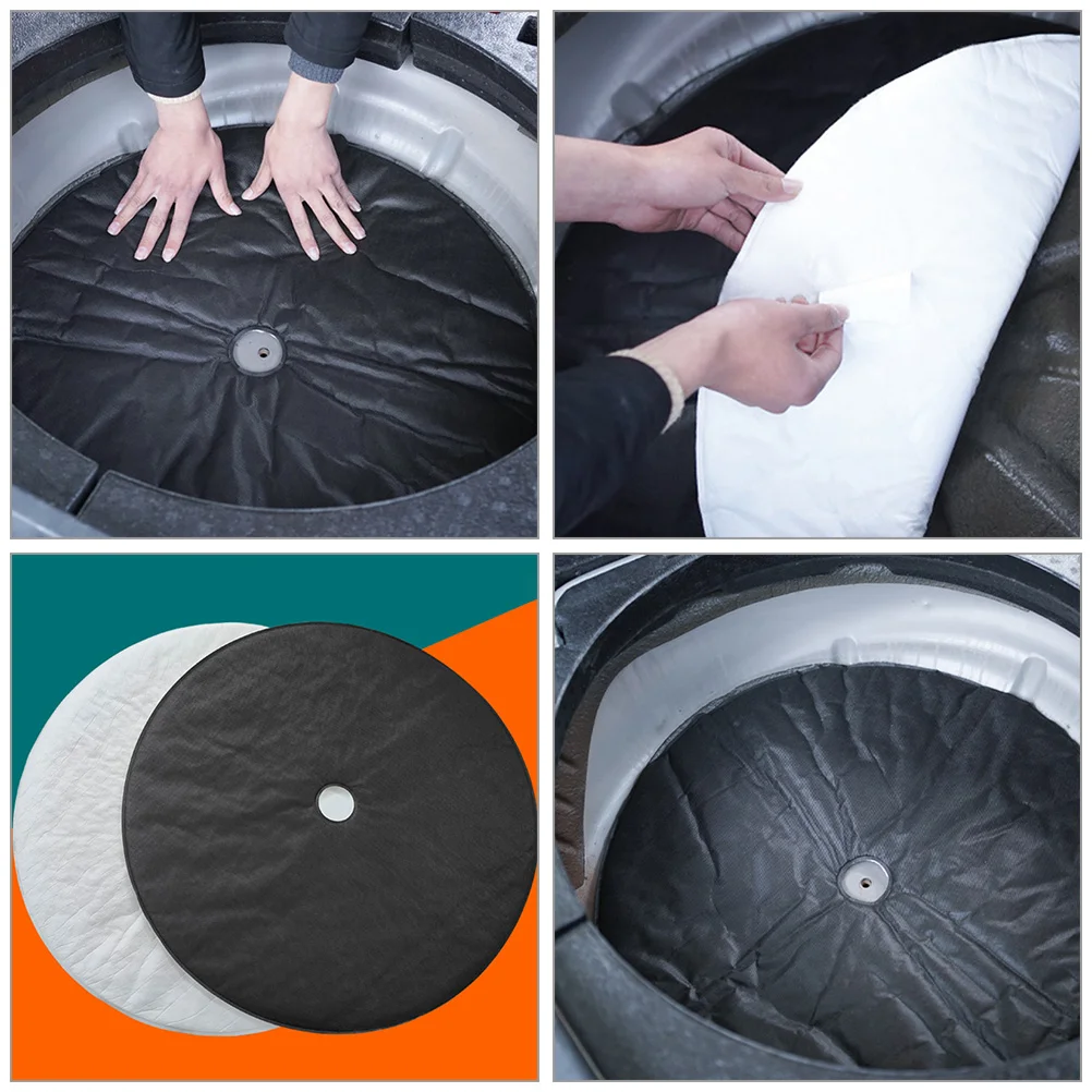 Spare Tire Sound Insulation Cotton Deadening Mats Soundproofing Material Automotive Round Pp Car