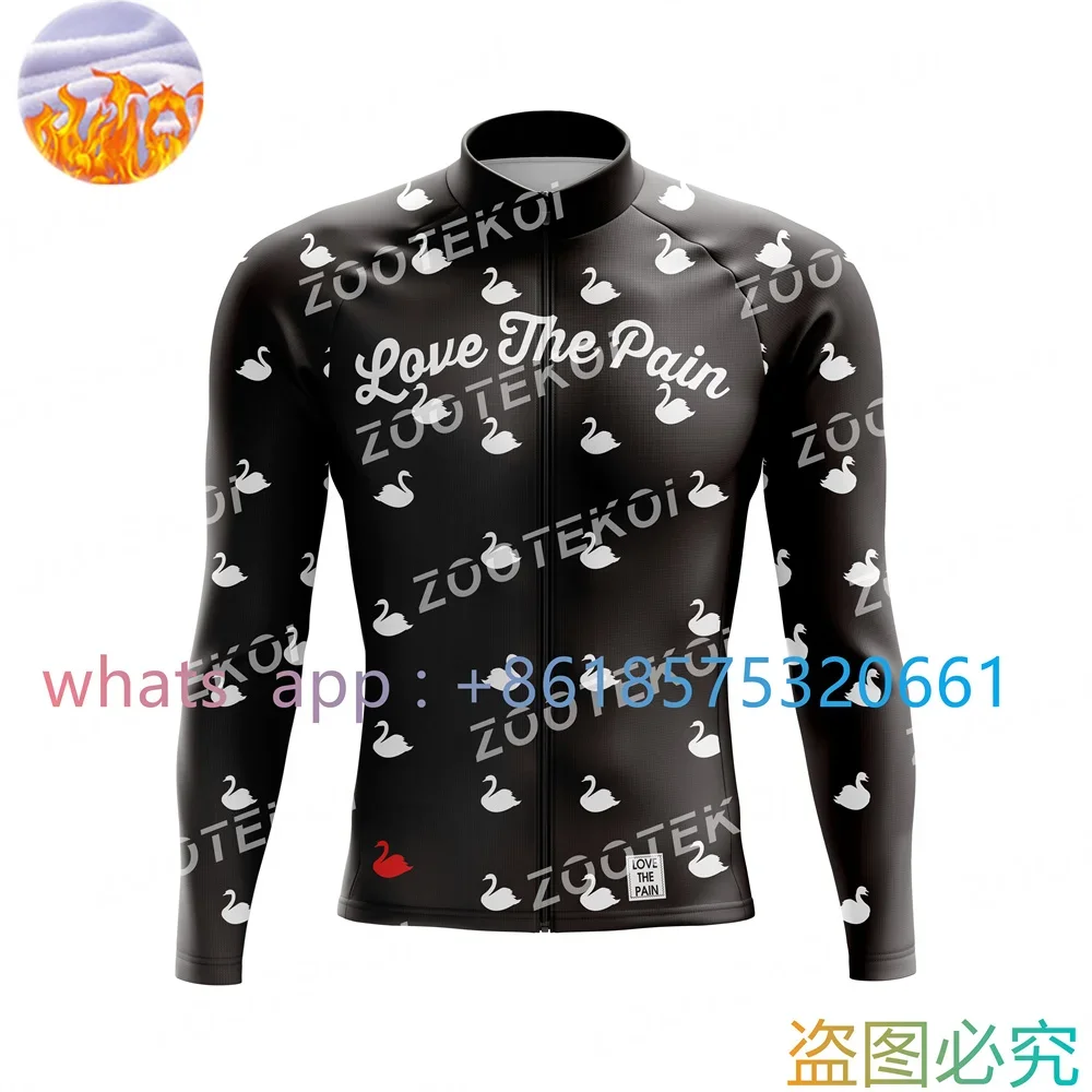 

Men Cycling Jackets Winter MTB Road Pro Team Long Sleeves Sportswear Top Coat Thermal Fleece Warm Bike Bicycle Jackets 2025