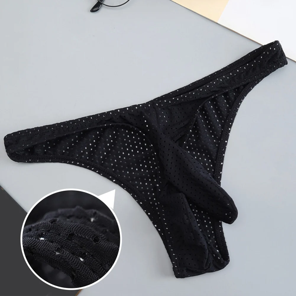 

Balck Brief Underwear Ultra-Soft Ultra-thin Breathable Thongs Large Light Lights Stretch Accessories Accessory