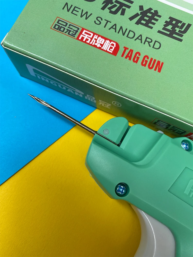Extended Thick Tag Gun for Gloves And Towels Towel Tagging Gun Extra Long Heavy Duty Tagging Needle Clothing Accessories