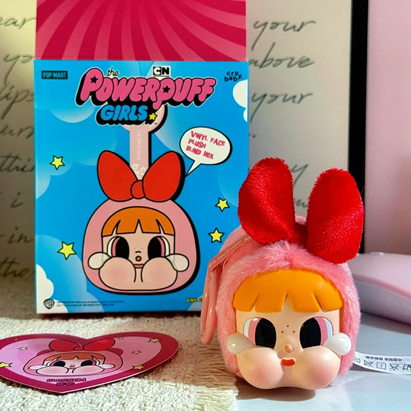 

POP MART CRYBABY x Powerpuff Girls Series - Vinyl Face Plush Trendy Blind Random Box Toys Mystery Box Guess Bag Surprise Gift