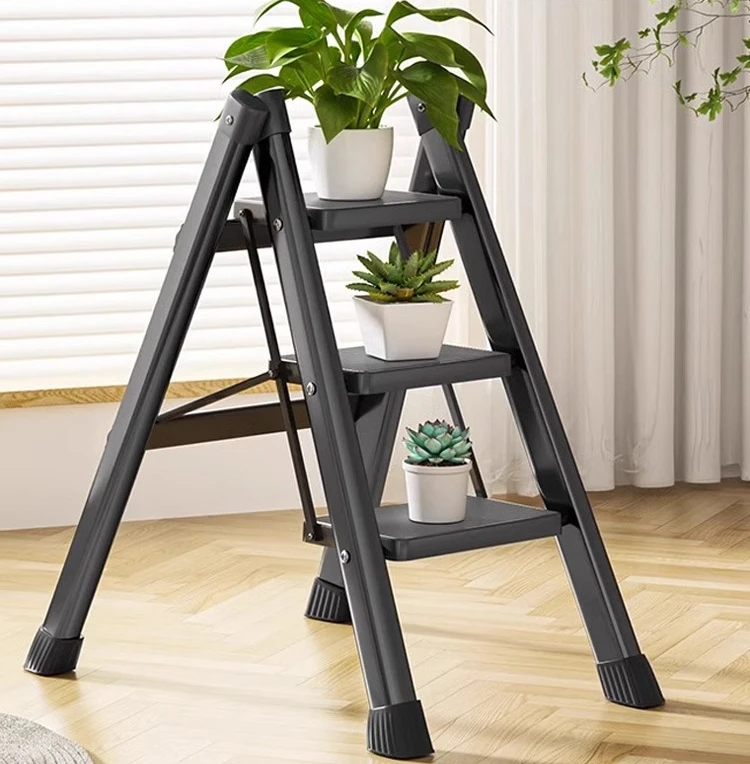 

Ladder, foldable, multifunctional, extendable, thickened indoor herringbone ladder, small and portable four step carbon