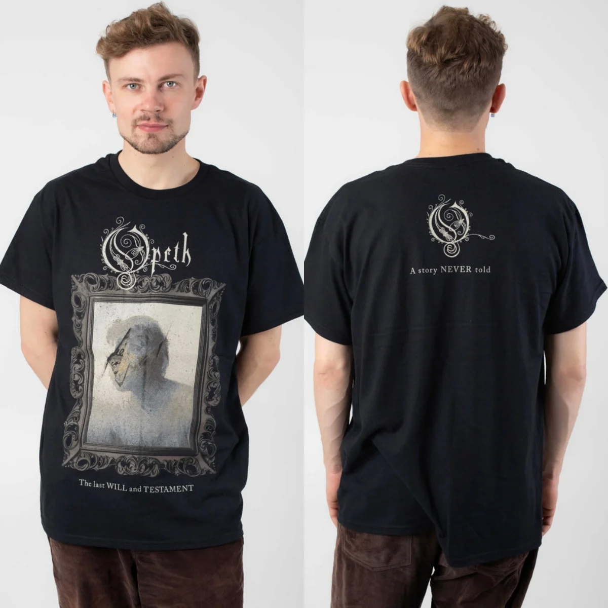 Fit Summer Opeth Graphic Cotton T-shirt Unisex Summer Short Sleeve Fashion Brand Tee Luxury Casual Vintage Tees - view 5