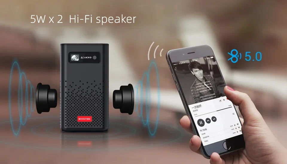 Hot Selling P20 4K 3D Android Smart Proyector WIFI Pico Mini Pocket Mobile For Home Theater Portable LED DLP Projector