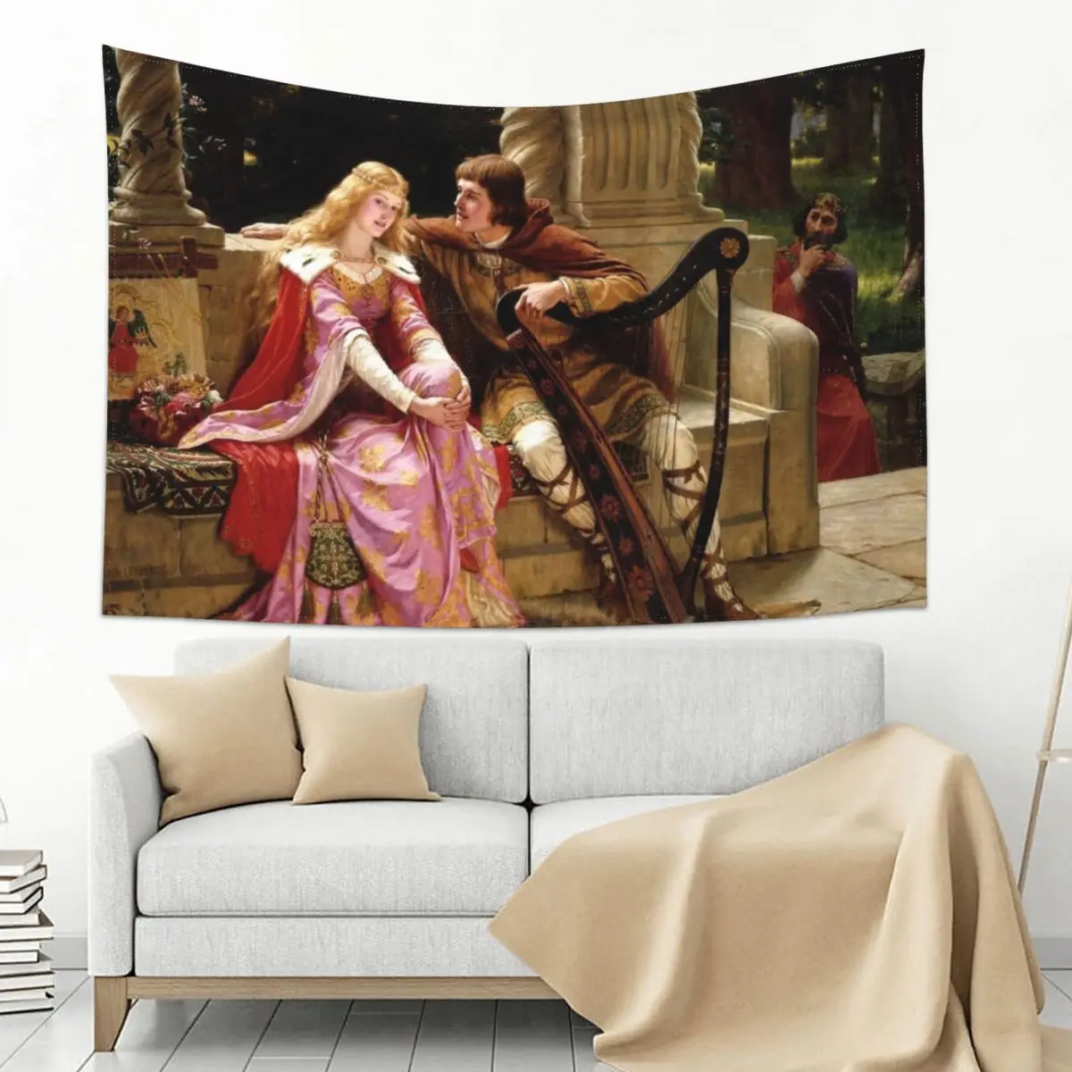 

The End Of The Song - Edmund Leighton Tapestry