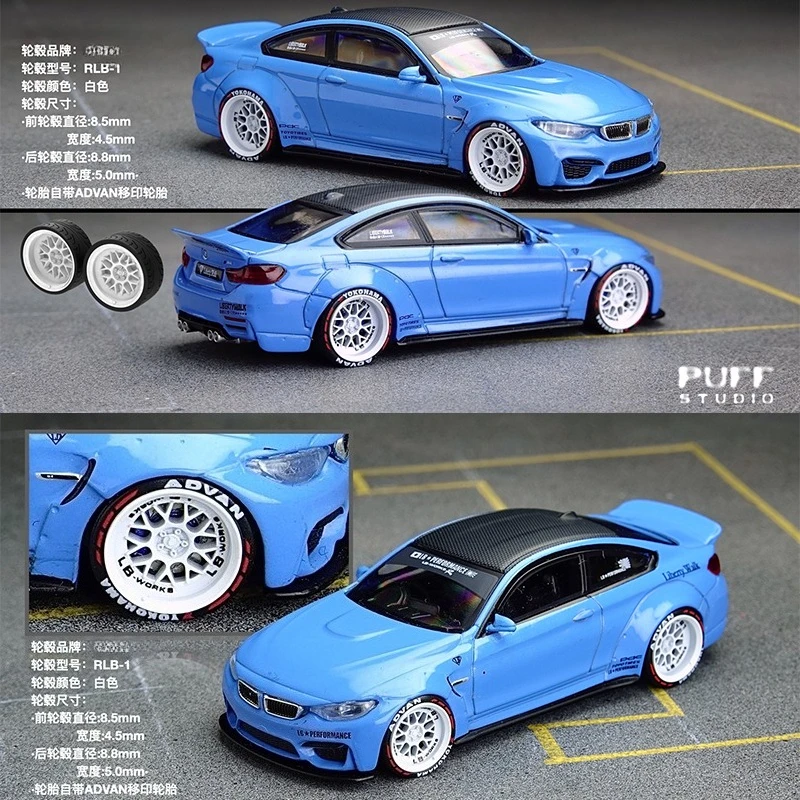 

PuffStudio_1/64 Колесные диски в масштабе 1:64 (ROHANA-RLB-1-8.5/8.8мм) — вставные ступицы для модификации моделей автомобилей 1:64