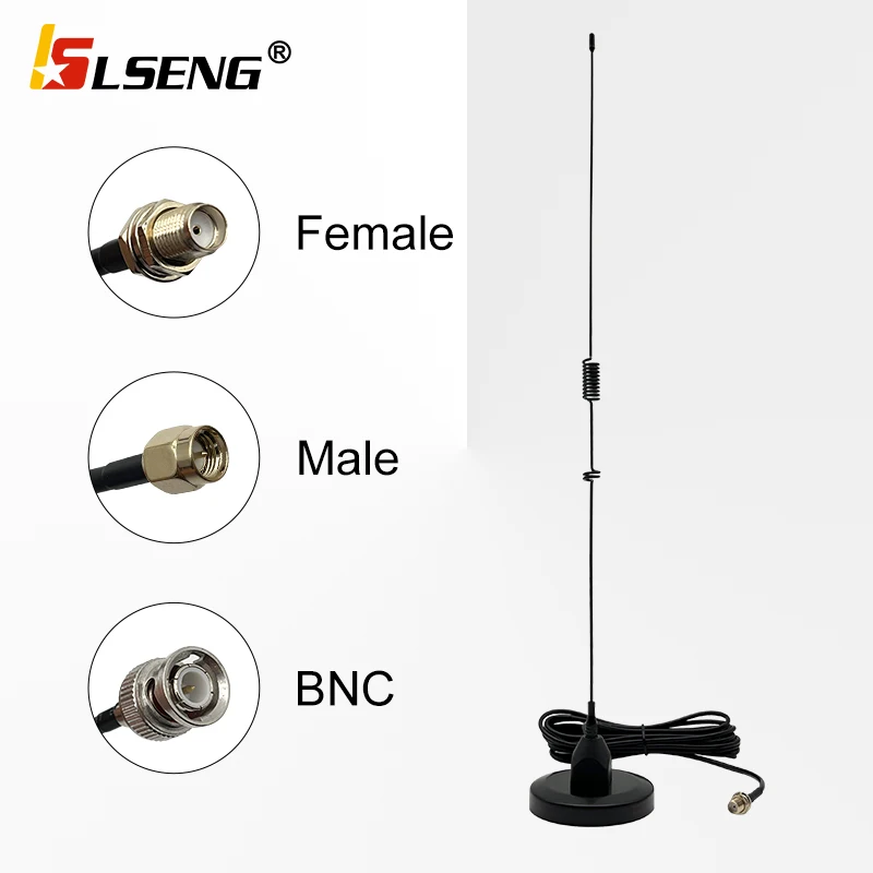 

Vehicle Antenna Dual Band VHF/UHF Vehicle Magnetic SMA Female/SMA Male/BNC Antenna for ICOM Baofeng Motorola Radio Accessories