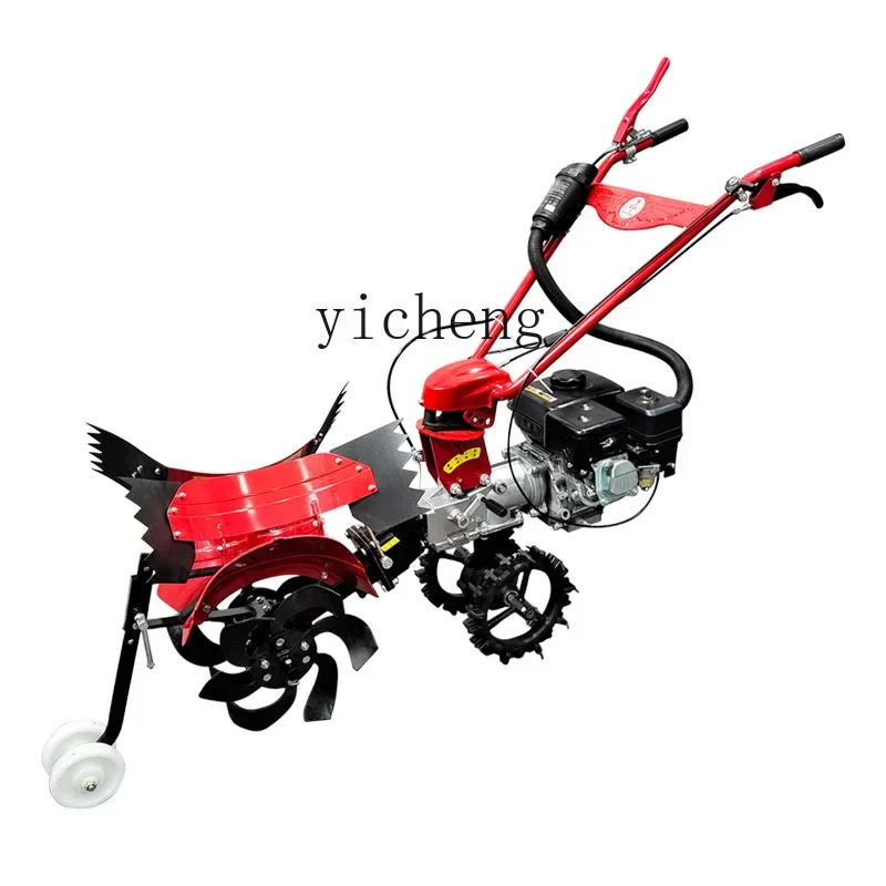 

полноприводный самоходный садовый траншейник, сельскохозяйственная техника, пасторальное управление