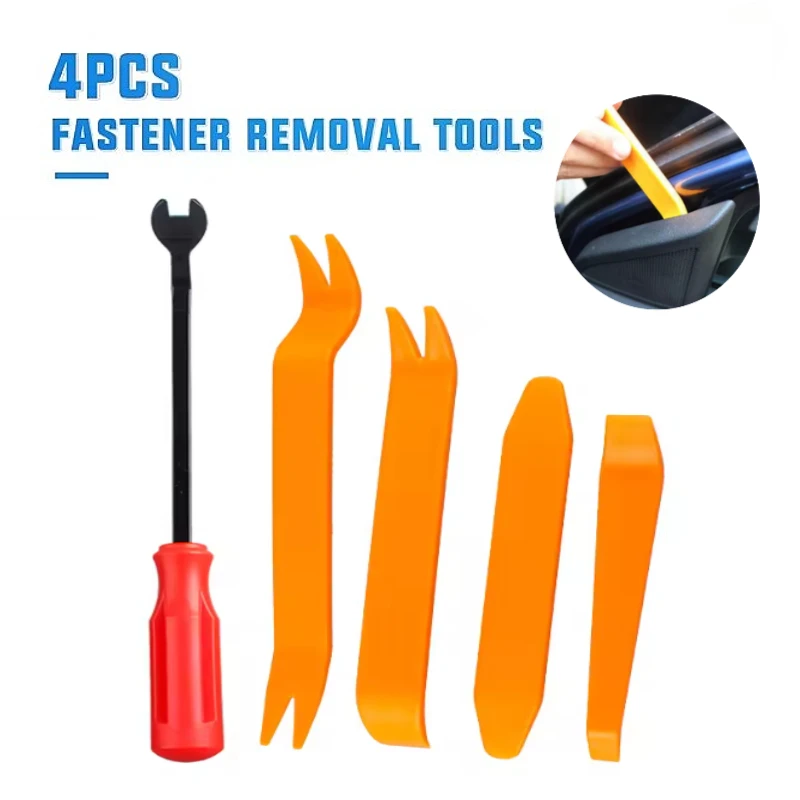 Car Trim Removal Tool Kit Car Radio Panel Door Window Fastener Remover Tool Set