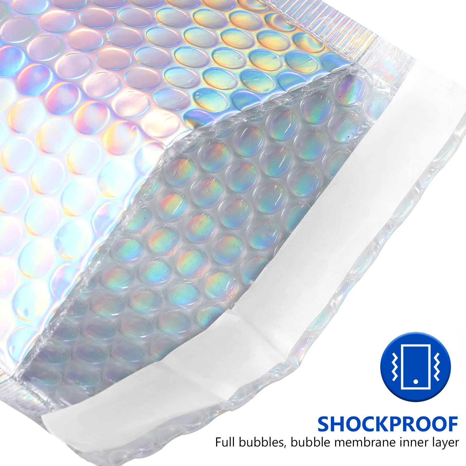 

12Pcs Bubble Shipping Bags Strong Adhesive Cushioning Mailing Envelopes for Cards Keychains Phone Cases Bubble Mailers