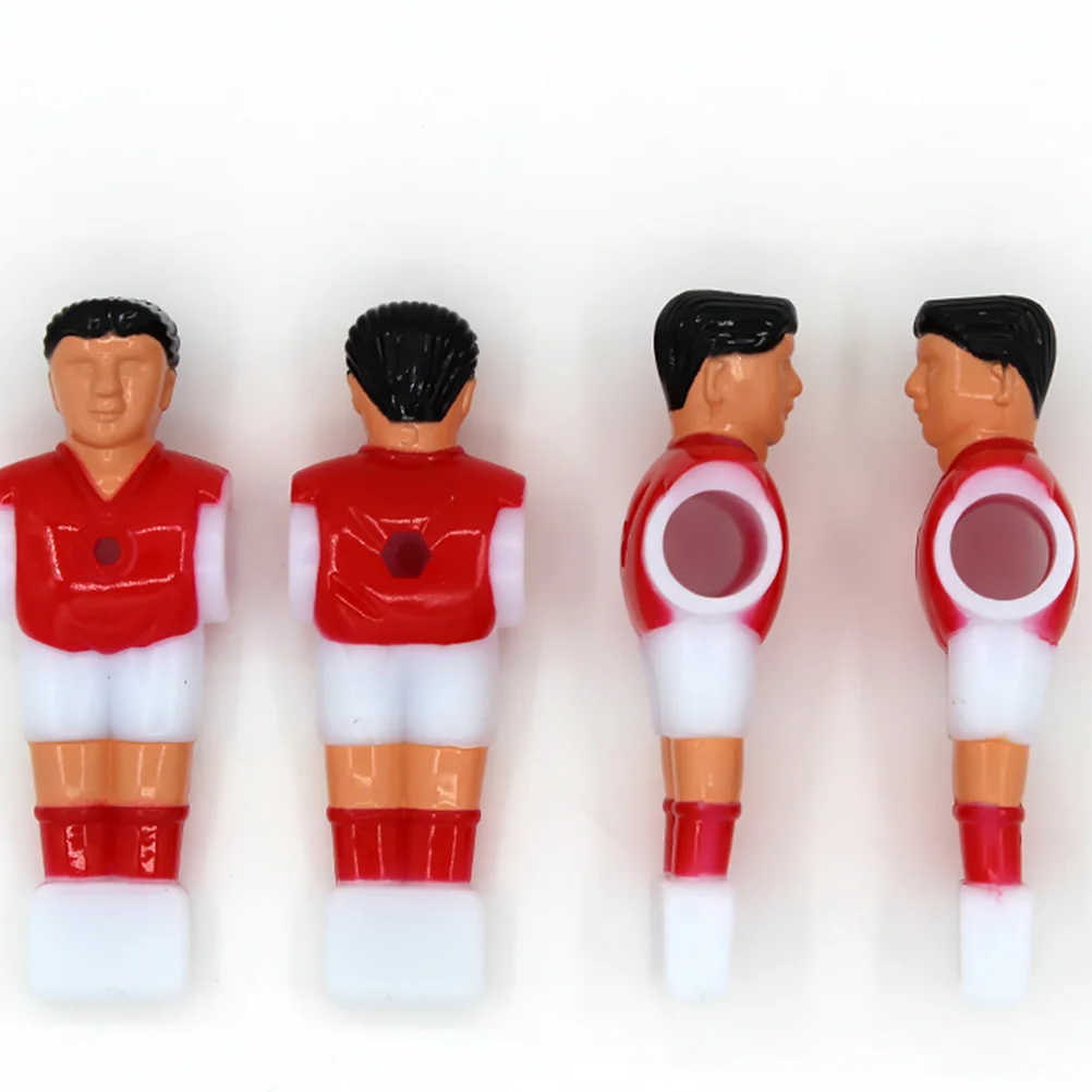 4 Pcs Villain Office Foosball Replacement Man Soccer Player Mini Football Figures