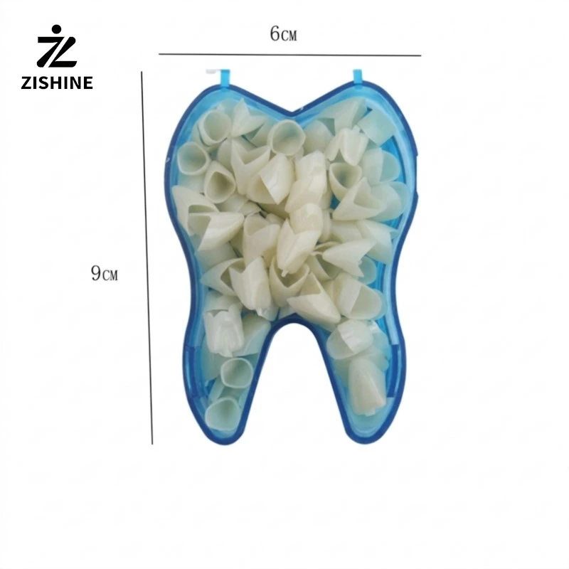 Plastic Dental Temporary Crowns Anterior 72 Pcs & Posterior 48 Pcs Temporary Tooth Restoration Kit for Oral Care Dentistry