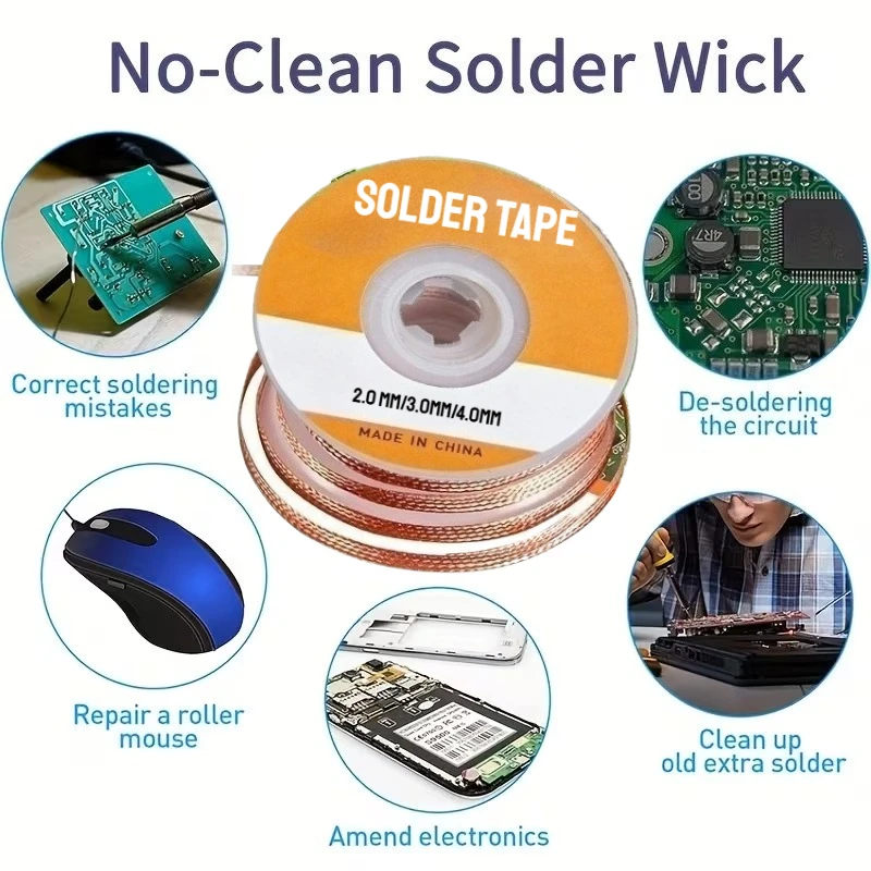 Fita de Dessoldagem Sem Limpez - Copper Wire Roll avaliação e preço