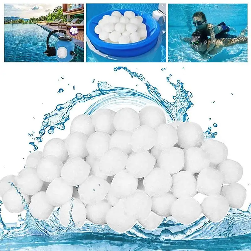 Bolas de filtro duraderas para piscina, equipo de limpieza para bañera de hidromasaje, 200-1300g, 1 paquete