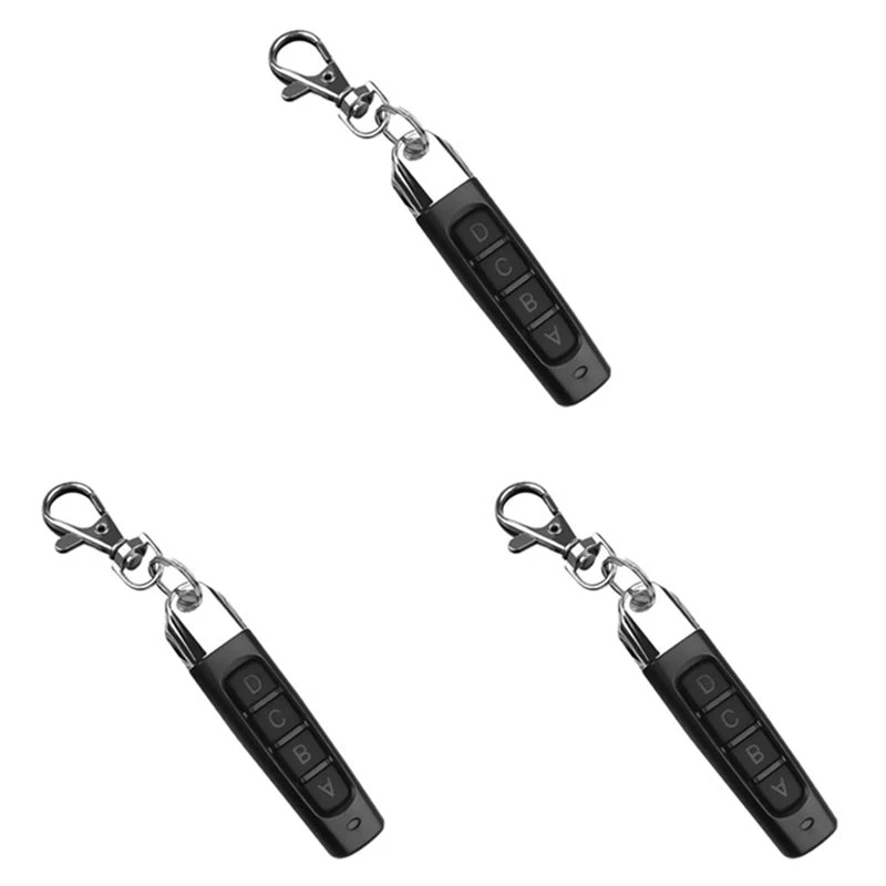 B14C 3X Universal Remote Control 433.92Mhz For Gates, Garage And Barrier - 4 Buttons, Compact Design, Easy To Use