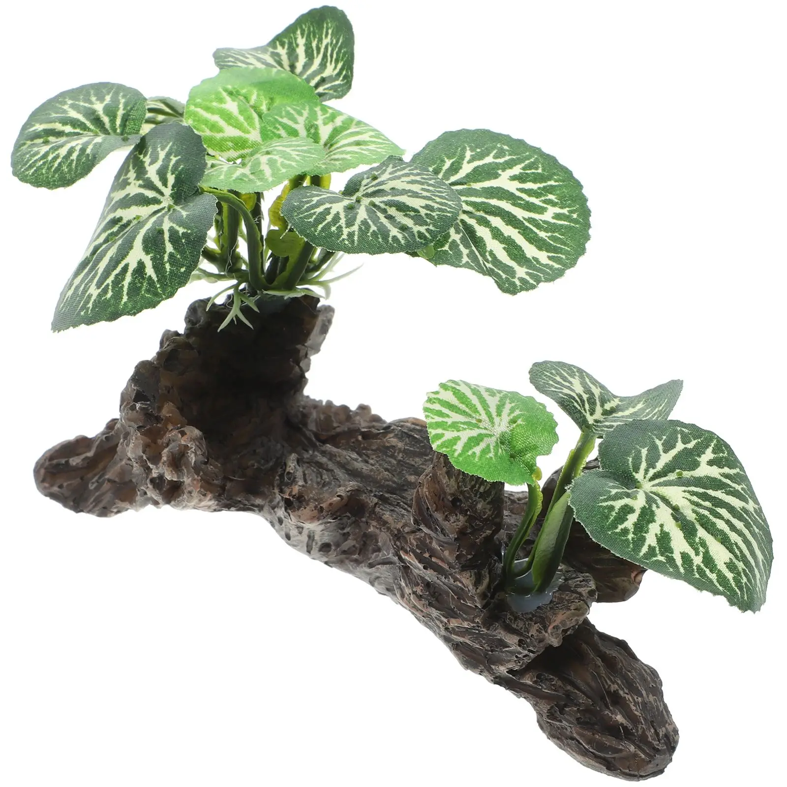 

1Pcs Reptile Plant Decoration Resin Accessories for Terrarium Aquarium Tank Landscaping Fake Plants Reptile Supplies Pet Rest