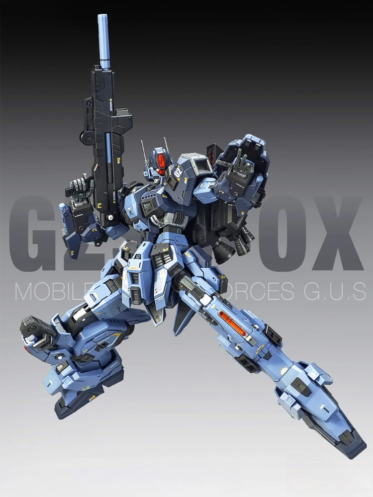 

ZZZA 1/100 MG GZSS-OX GUS Assembly Model Kits Plastic Skeleton Kits Anime Action Figure Robot Plastic Models Boy Gift Toy