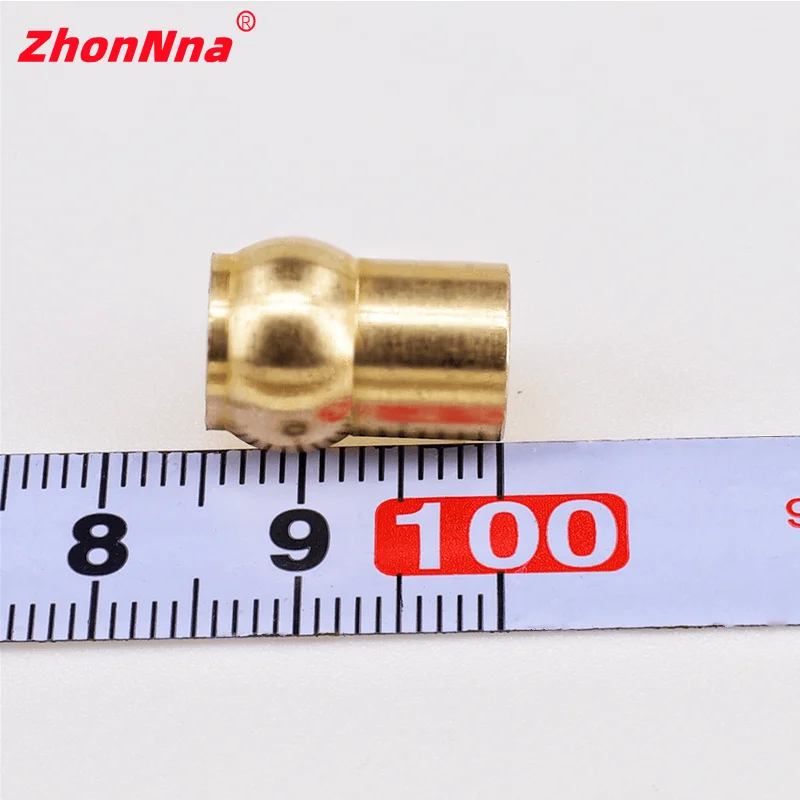 9x16Mm 5.6Mm Laser Diode Perumahan CaseShell Musim Semi dengan Logam 200nm-1100nm Lensa Collimating DIY untuk Modul LD Bahan Kuningan 1 Buah