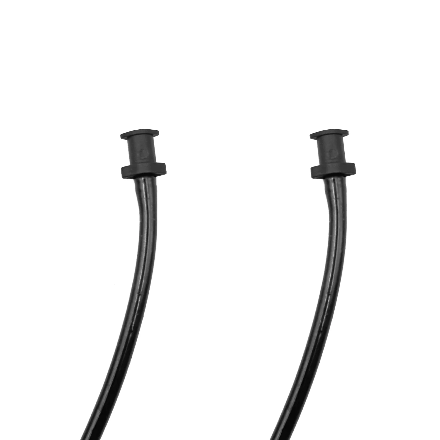 2Pcs Black Spring Air Acoustic Tube Coil Air Tube Earplug Replacement For Radio Earpiece Headset Walkie Talkie Earphone Coil