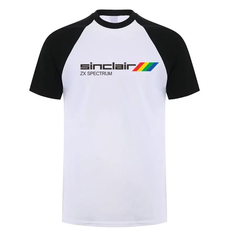 Sinclair Zx Spectrum Men\'s Clothing T Shirt Tops Summer 2024 Short Sleeve Cotton Man Sinclair Zx Spectrum T-shirt Mans Tshirt